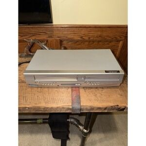 Sylvania DVC865F Progressive Scan VCR DVD Player Combo Tested Works No Remote